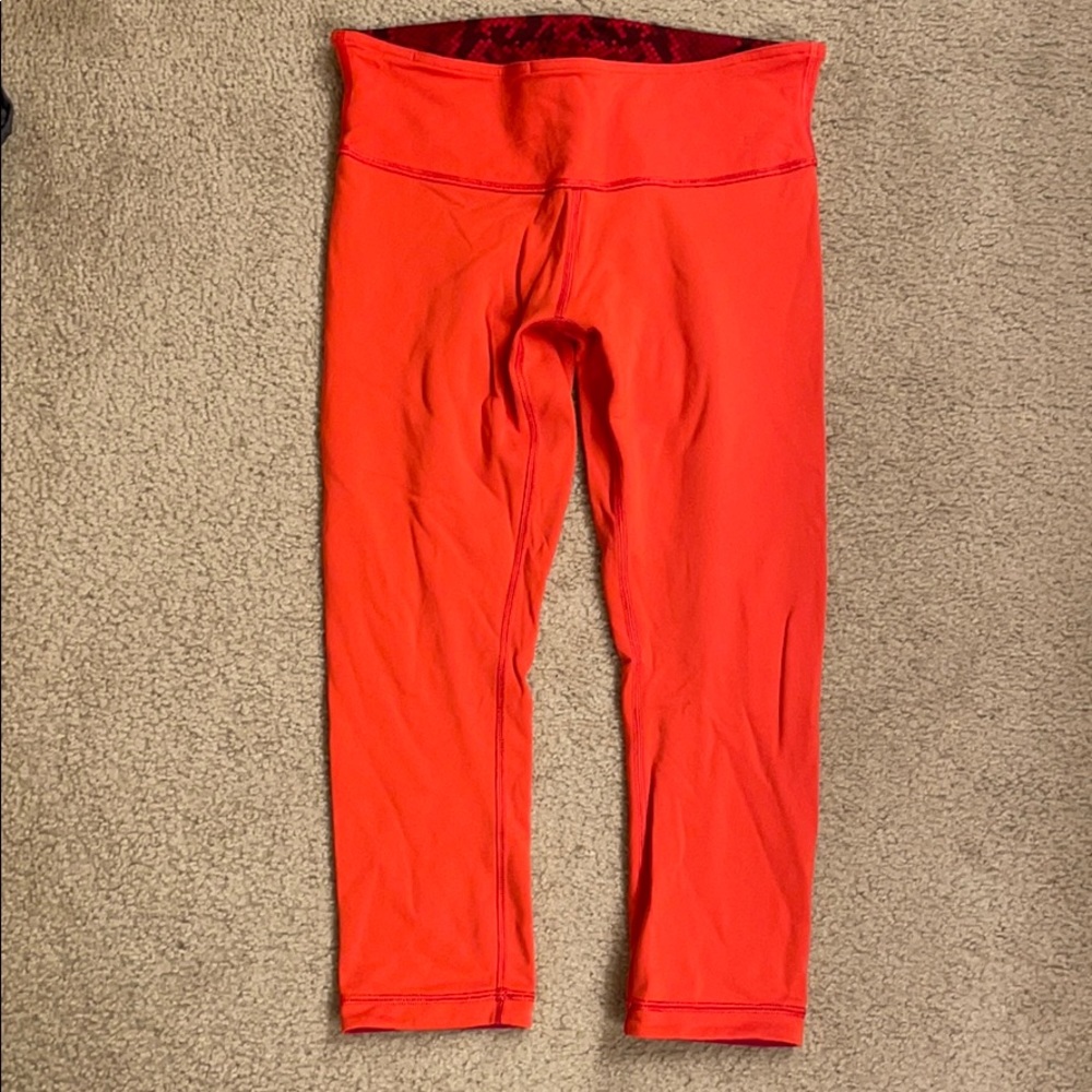 Lululemon Wunder Under Reversible Crop